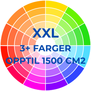 DTF Transfer XXL 3+ farger